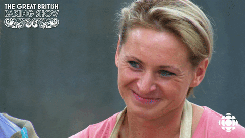 happy great british baking show GIF by CBC