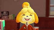 Amalgia happy smiling nintendo animal crossing GIF
