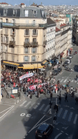 Demonstrators March in Paris as Anger at Pension Reform Continues