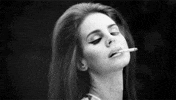 lana del rey smoking GIF