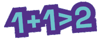 1 1 Sticker by slantis