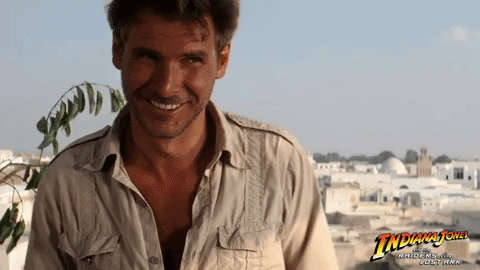 Harrison Ford Lol GIF by Indiana Jones