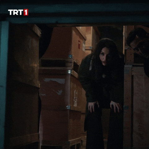 Sneaking Look Back GIF by TRT
