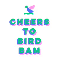 Cheers Omg Sticker by The Mahjong Line