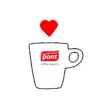 CafesPont heart coffeetime cafespont Sticker