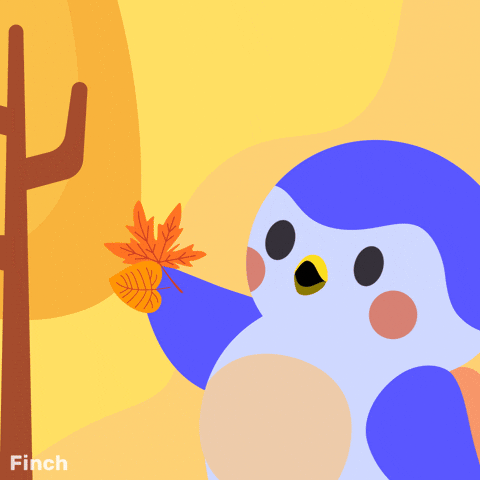 Happy Autumn Leaves GIF by Finch Care