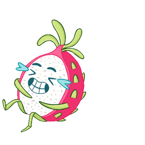 Happy Dragon Fruit Sticker
