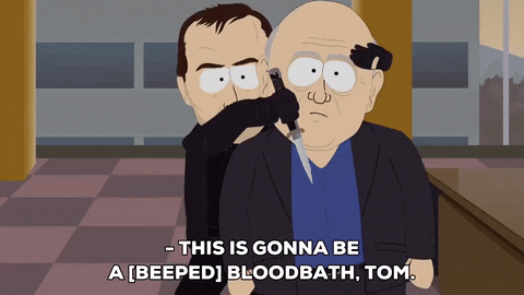 blood stabbing GIF by South Park 