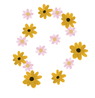 Flower Power Dancing Sticker by Lara Paulussen