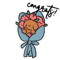 Happy Dog Sticker by Regina Awang