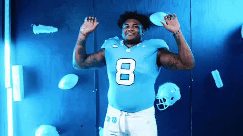 North Carolina Football GIF by UNC Tar Heels