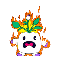 On Fire Burn Sticker by Magic Eden