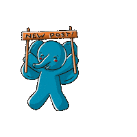 New Post Sticker by Dramblys