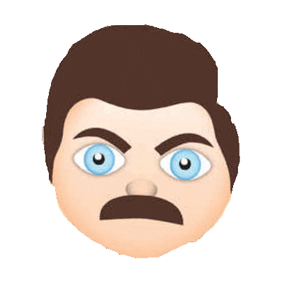 parks and rec STICKER by imoji