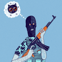 animation domination cat GIF by gifnews