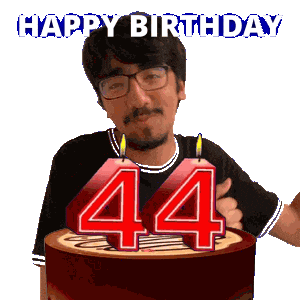 44 Years Old Sticker