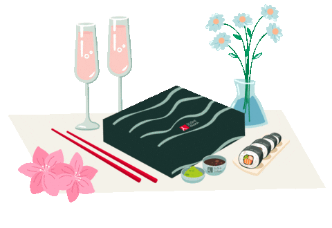 Summer Flowers Sticker by Sushi Yama