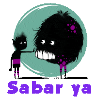 Thinkerbold sad monster buddy tb Sticker