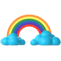 Rainbow Pride Sticker by Wolt