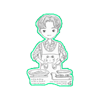 Kim Min Jae Korean Actor Sticker