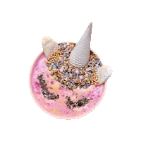 Cafe Unicorn Sticker by Gratefood Co.