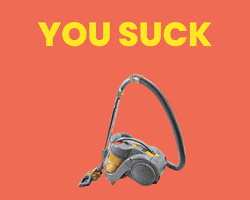 You Suck Vacuum Cleaner GIF by Design Museum Gent