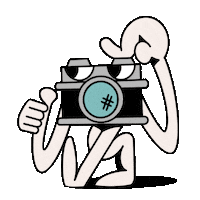 Camera Flash Sticker
