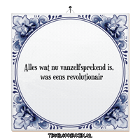Humor Nieuw Sticker by Tegelspreuken.nl