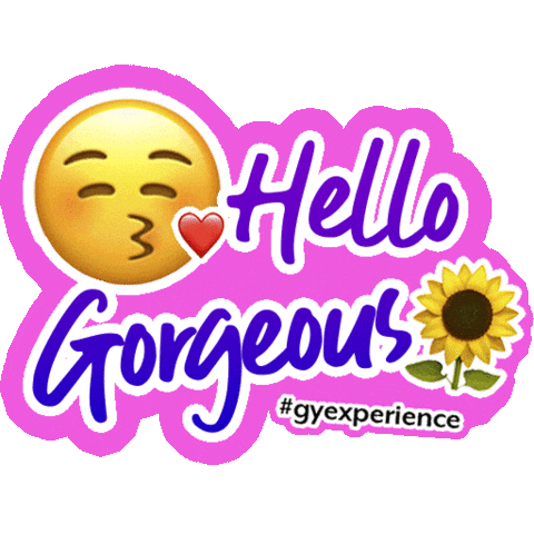 GYexperience hello gorgeous hello gorgeous gy Sticker