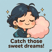 Cotton Candy Sleeping GIF by Persona