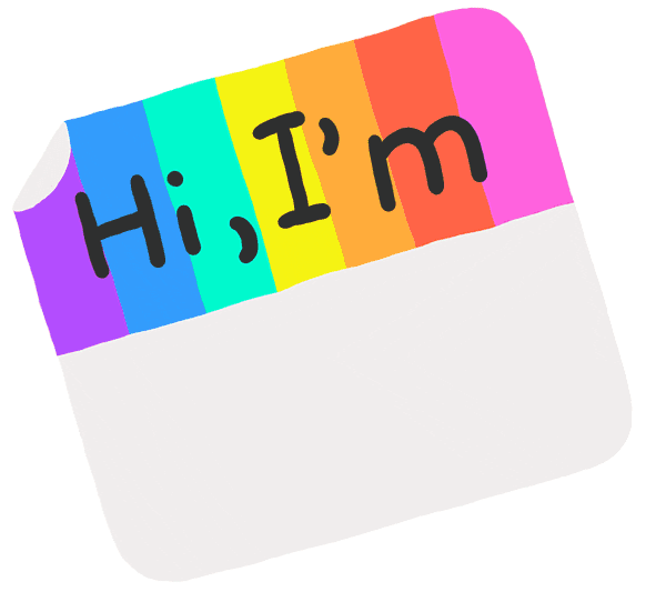 Rainbow Gay Sticker by Gabriel Ebensperger