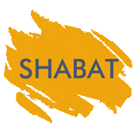 Shabbat Shalom Candle Sticker by UJR AmLat