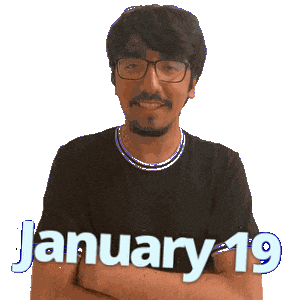 January 19 Sticker