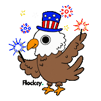 American Usa Sticker by Flocksy