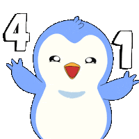 6 7 Penguin Sticker by Pudgy Penguins