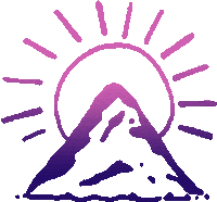Beloften sun olympics mountain sunrise Sticker