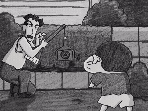 Shinchan’s Rigorous Training with Hiroshi