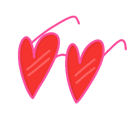 Glasses Love Sticker by Laura Pereda