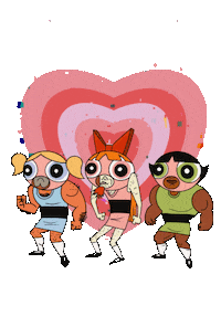 fernanda_artist bubbles blossom buttercup cartoonnetwork Sticker