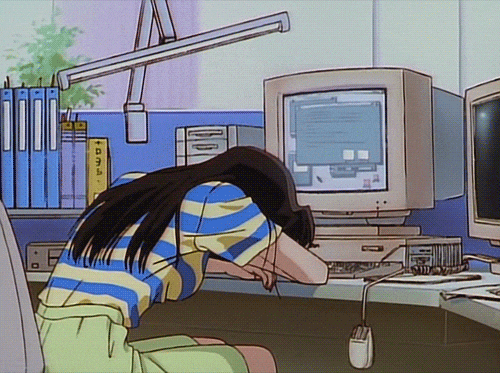 Tired Wednesday Morning GIF