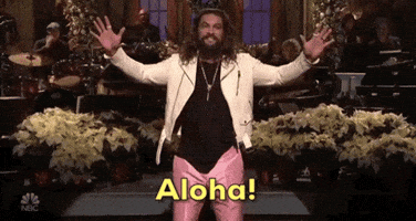 Jason Momoa Hello GIF by Saturday Night Live