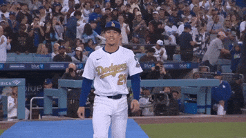 Los Angeles Dodgers Sport GIF by MLB