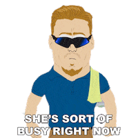 Busy Sticker by South Park