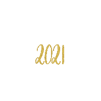 New Year Gold Sticker