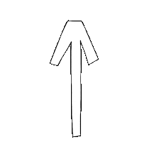 Arrow Sticker by Abiby