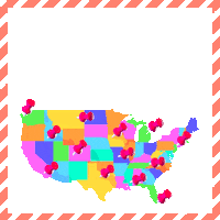 Register To Vote United States Sticker by INTO ACTION