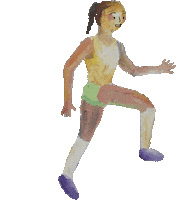 Run Running Sticker