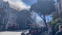 Fire at Apartment Building in San Francisco