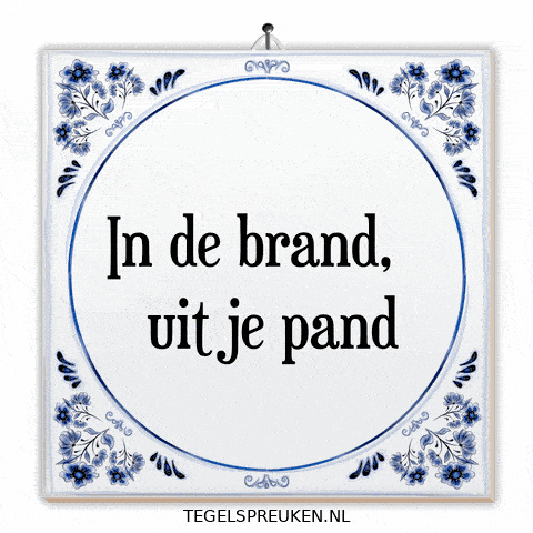 Brand Humor GIF by Tegelspreuken.nl