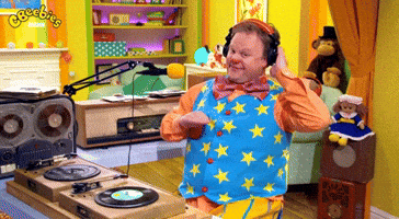 Scratching Justin Fletcher GIF by CBeebies